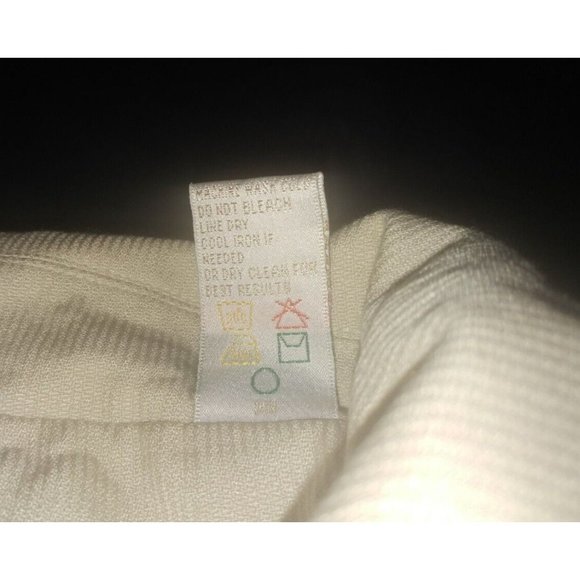 Perry Ellis Mens Vintage Silk Golf Jacket Style MH9310 Large Beige - Picture 5 of 6